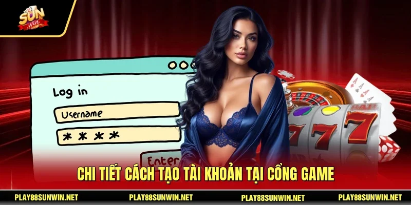 Chi tiết cách tạo tài khoản tại cổng game